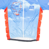 OLE! SPORTSWEAR Cycling Mens Jersey Blue 1/4 Zip L