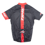 TIME Cycling Mens Jersey Black 1/4 Zip M