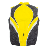 SPECIALIZED Cycling Mens Jersey Yellow Sleeveless 1/4 Zip 3XL