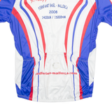 GONSO Cycling Mens Jersey White 1/4 Zip L