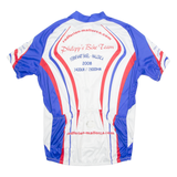 GONSO Cycling Mens Jersey White 1/4 Zip L