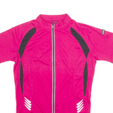 RUKKA Cycling Womens Jersey Pink 1/4 Zip S