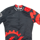 CUORE Cycling Mens Jersey Black 1/4 Zip S