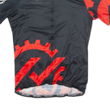 CUORE Cycling Mens Jersey Black 1/4 Zip S