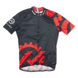 CUORE Cycling Mens Jersey Black 1/4 Zip S