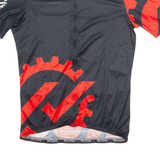 CUORE Cycling Mens Jersey Black 1/4 Zip M