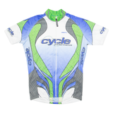 CRAFT Cycling Mens Jersey Blue 1/4 Zip L