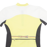 WET'N'WILD Cycling Mens Jersey Yellow 1/4 Zip S