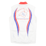 IBEROSTAR Cycling Mens Jersey White Sleeveless 1/4 Zip XS