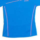 ZIENER Cycling Womens Jersey Blue 1/4 Zip S
