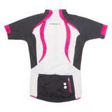 STOKE Cycling Womens Jersey White 1/2 Zip S