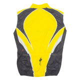 SPECIALIZED Cycling Mens Jersey Yellow Sleeveless 1/4 Zip 2XL