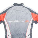 CUORE Cycling Womens Jersey Grey 1/4 Zip M