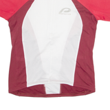 PROTECTIVE Cycling Womens Jersey White 1/4 Zip S