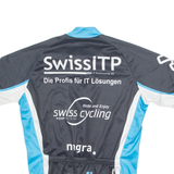 JAKROO Cycling Mens Jersey Black 1/4 Zip S