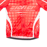 ZIENER Cycling Mens Jersey Red 1/4 Zip L