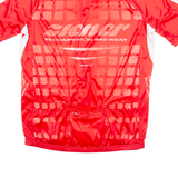 ZIENER Cycling Mens Jersey Red 1/4 Zip L