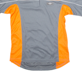 ALIVE Cycling Mens Jersey Grey 1/4 Zip S