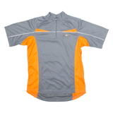 ALIVE Cycling Mens Jersey Grey 1/4 Zip S