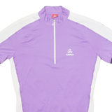 LOFFLER Cycling Womens Jersey Purple 1/4 Zip S