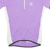 LOFFLER Cycling Womens Jersey Purple 1/4 Zip S