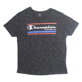 CHAMPION New York Mens T-Shirt Black USA M