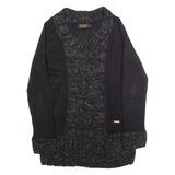 MONELLA VAGABONDA Womens Jumper Black Chunky Knit M