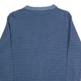 TOM TAILOR Womens Patterned Jumper Blue Tight Knit XS