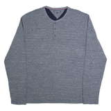 TOMMY HILFIGER Mens Jumper Grey Tight Knit 2XL
