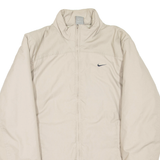 NIKE Mens Puffer Jacket Beige S
