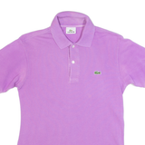 LACOSTE Mens Polo Shirt Pink XS