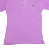 LACOSTE Mens Polo Shirt Pink XS