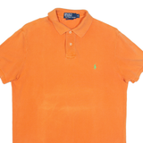 POLO RALPH LAUREN Mens Polo Shirt Orange M