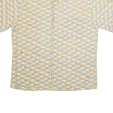 PIERRE CARDIN Mens Shirt Cream 90s Check L