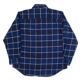 RUGGED WEAR BY BOG Mens Lumberjack Shirt Blue 90s Check Long Sleeve M