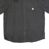 CARHARTT Loose Fit Tall Mens Worker Shirt Black XL
