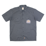 DICKIES Run To The Sun Mens Worker Shirt Grey L