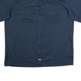 DICKIES Mens Worker Shirt Blue XL