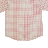 WRANGLER Riata Mens Shirt Beige 90s Check L