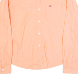 RALPH LAUREN POLO JEANS COMPANY Womens Plain Shirt Pink Long Sleeve L