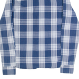 TOMMY HILFIGER Slim Fit Mens Shirt Blue Check Long Sleeve XS