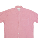 WRANGLER Mens Shirt Red Houndstooth M