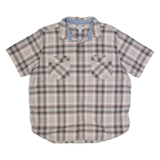 CARHARTT Relaxed Fit Mens Shirt Grey Check 2XL