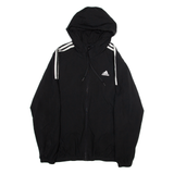 ADIDAS Mesh Lined Womens Jacket Black Hooded M