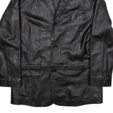 BEN SHERMAN Womens Blazer Coat Black L