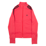 ADIDAS Womens Track Jacket Pink UK 10