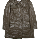 CALVIN KLEIN Insulated Womens Parka Jacket Green Hooded M