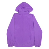 NIKE Womens Track Jacket Purple Hooded XL