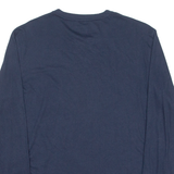 NAUTICA Mens T-Shirt Blue Long Sleeve Crew Neck M