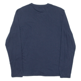 NAUTICA Mens T-Shirt Blue Long Sleeve Crew Neck M